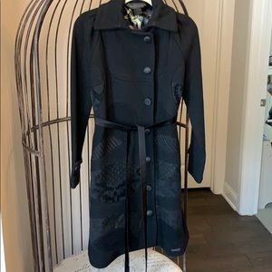 Desigual Long Black Coat